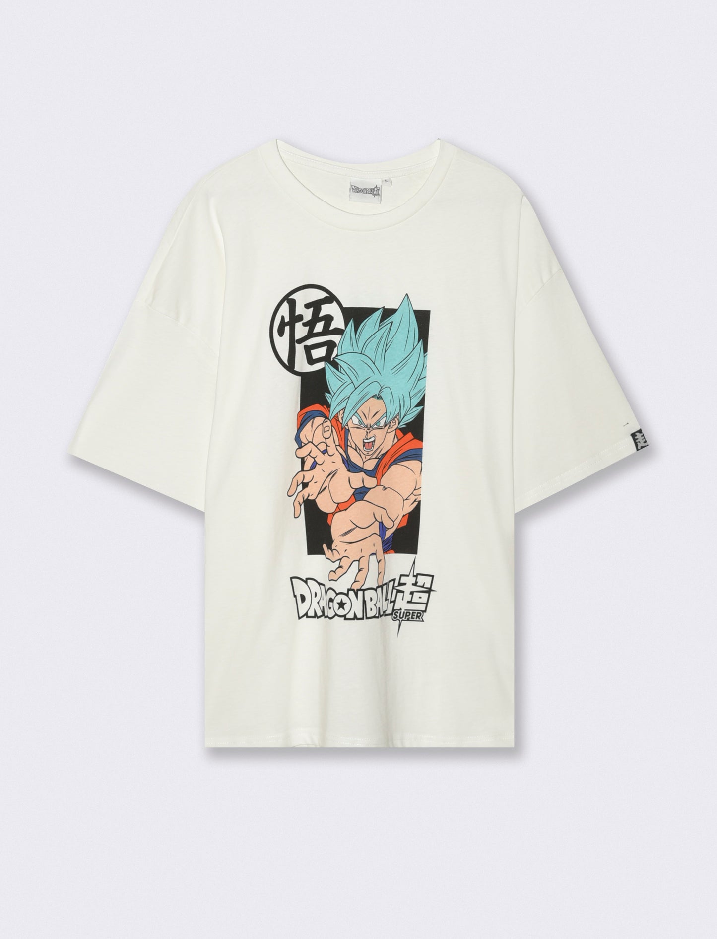 T-SHIRT STAMPA DRAGON BALL - Bianco