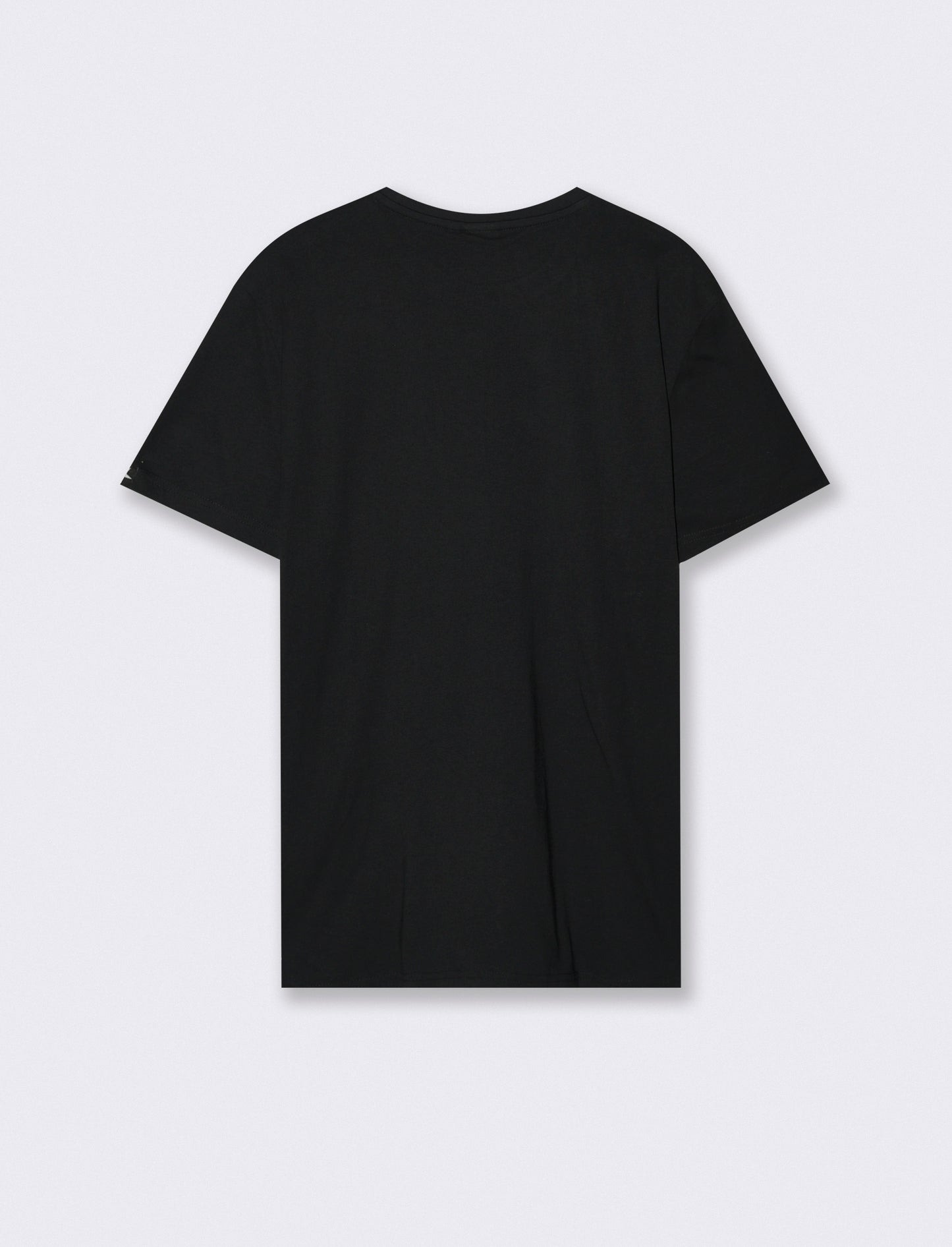 T-SHIRT STAMPA LAMU' - Nero