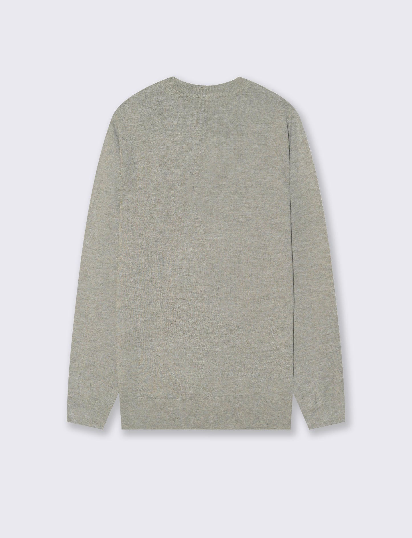 MAGLIA BASIC IN FILATO EFFETTO LANA - Verde salvia