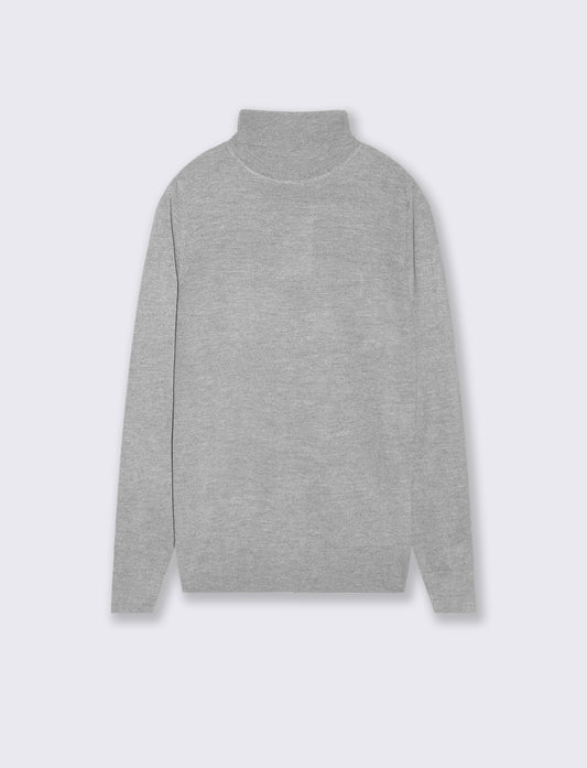 MAGLIA DOLCE VITA IN FILATO EFFETTO LANA - Grigio mel.