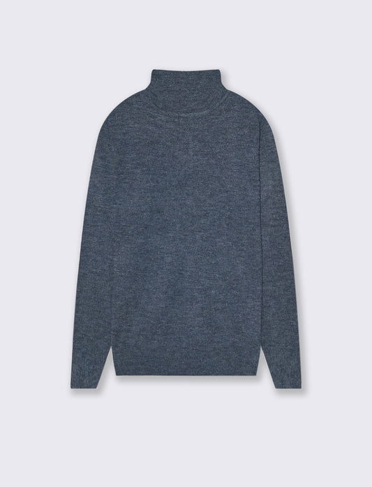 MAGLIA DOLCE VITA IN FILATO EFFETTO LANA - Blu