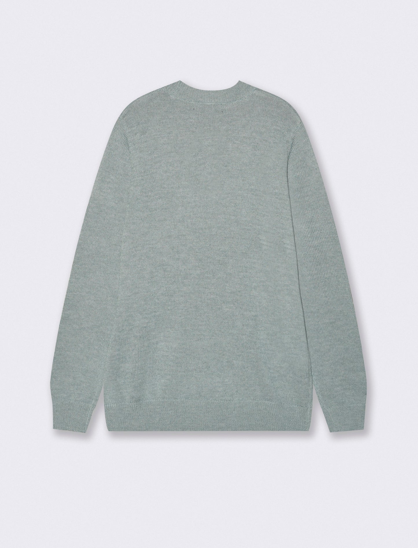 MAGLIA GIROCOLLO IN FILATO EFFETTO LANA - Verde chiaro
