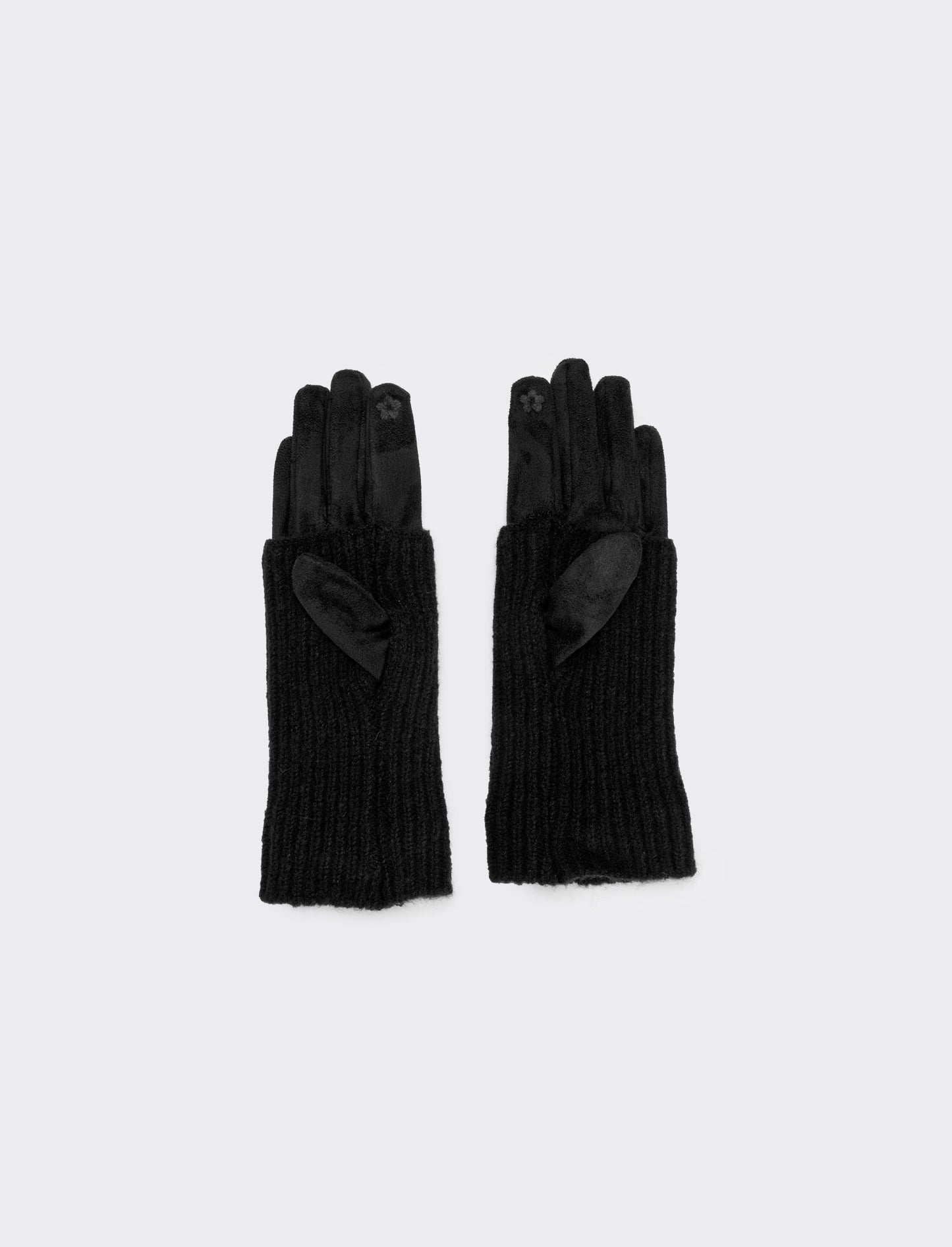Guanto in pvc con manicotto donna - Nero