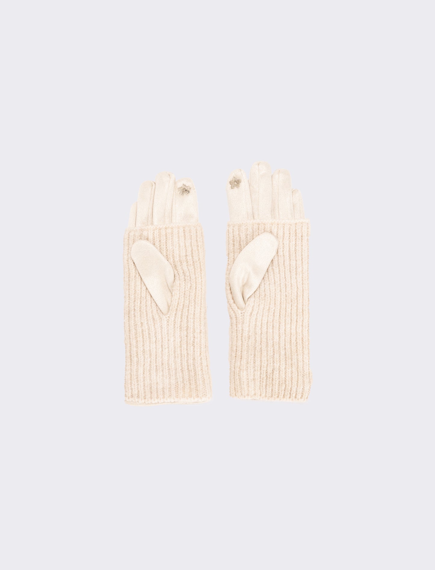 Guanto in pvc con manicotto donna - Beige