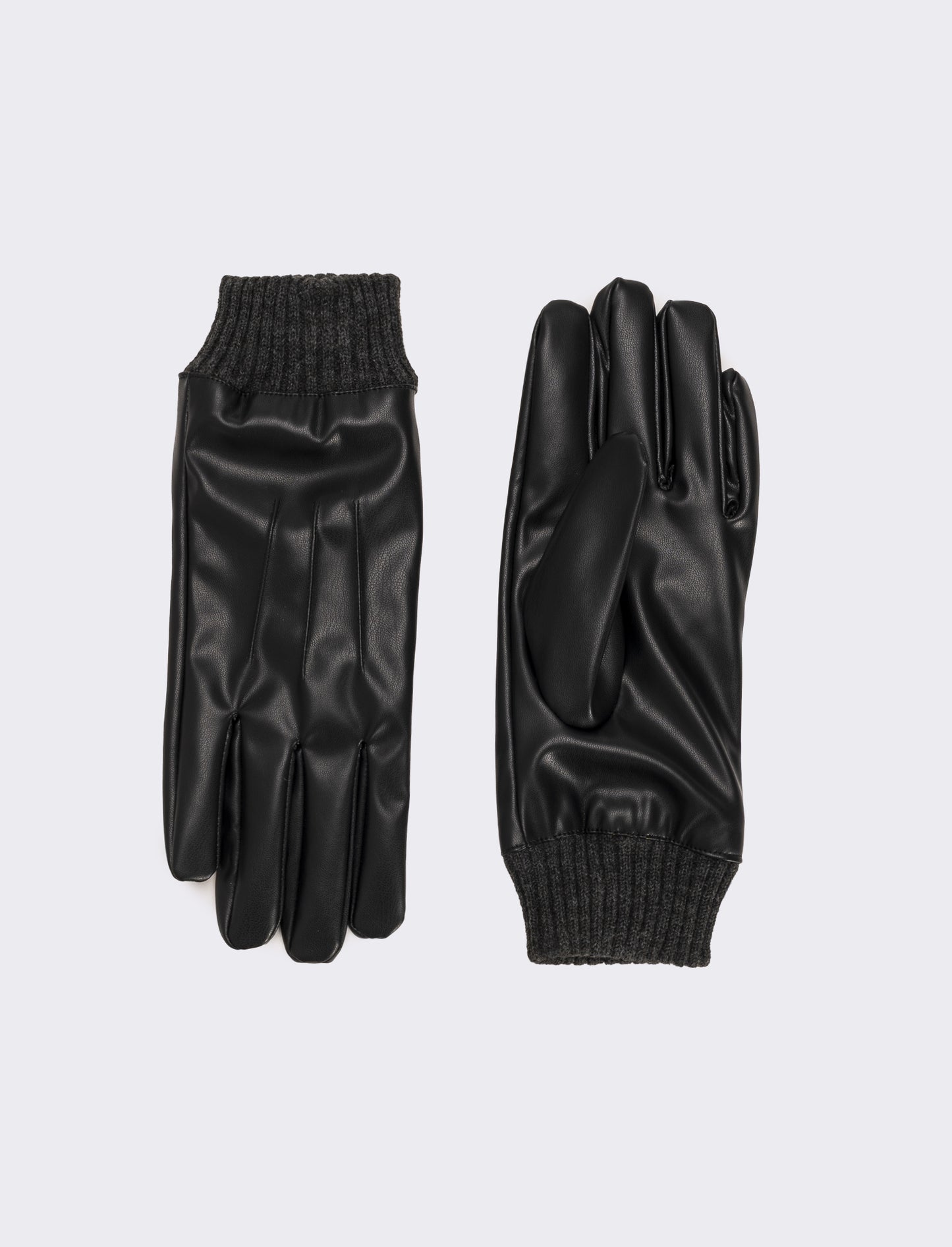 Guanti in pvc con polsino uomo - Nero