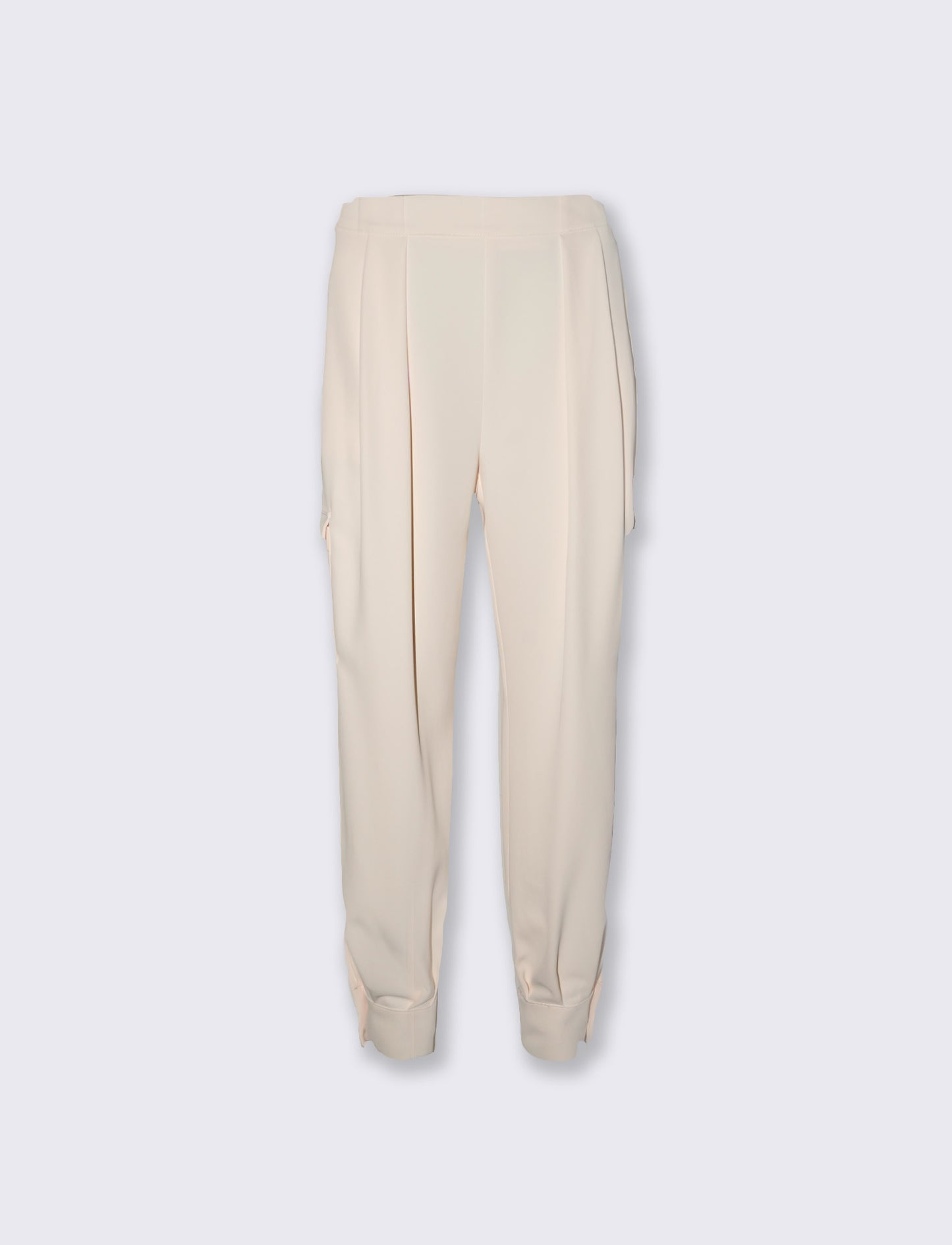 Pantaloni cargo vita alta - Bianco