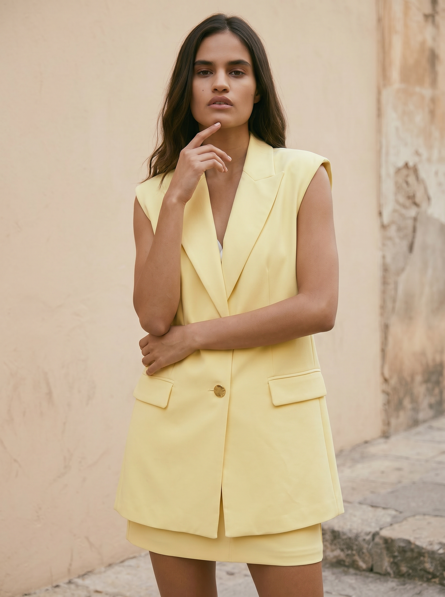 Giacca giromanica - Giallo