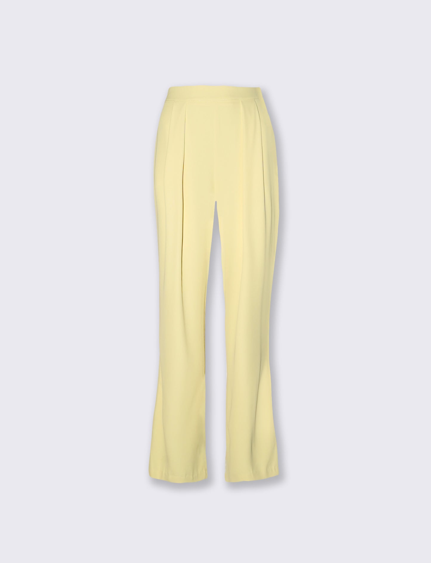 Pantalone classico vita alta - Giallo