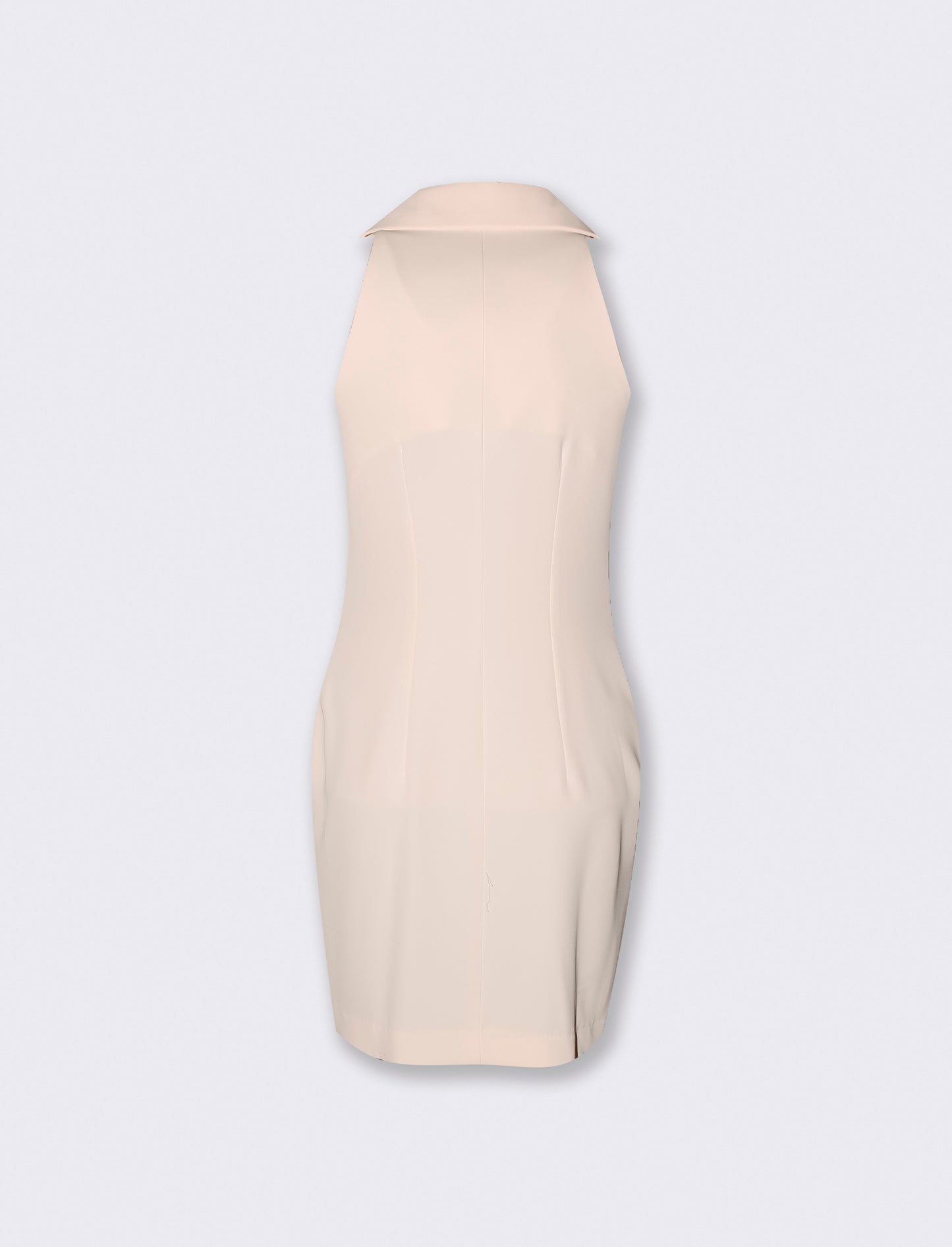 Vestito mini a portafoglio - Bianco