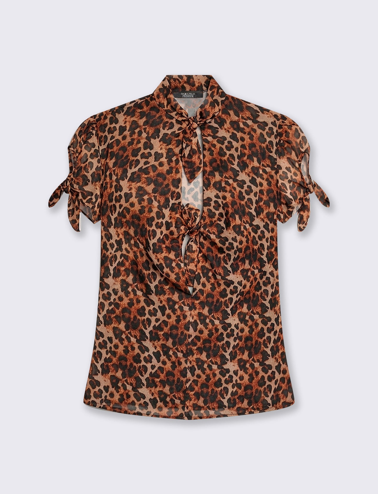 Casacca mezza manica animalier - Maculato