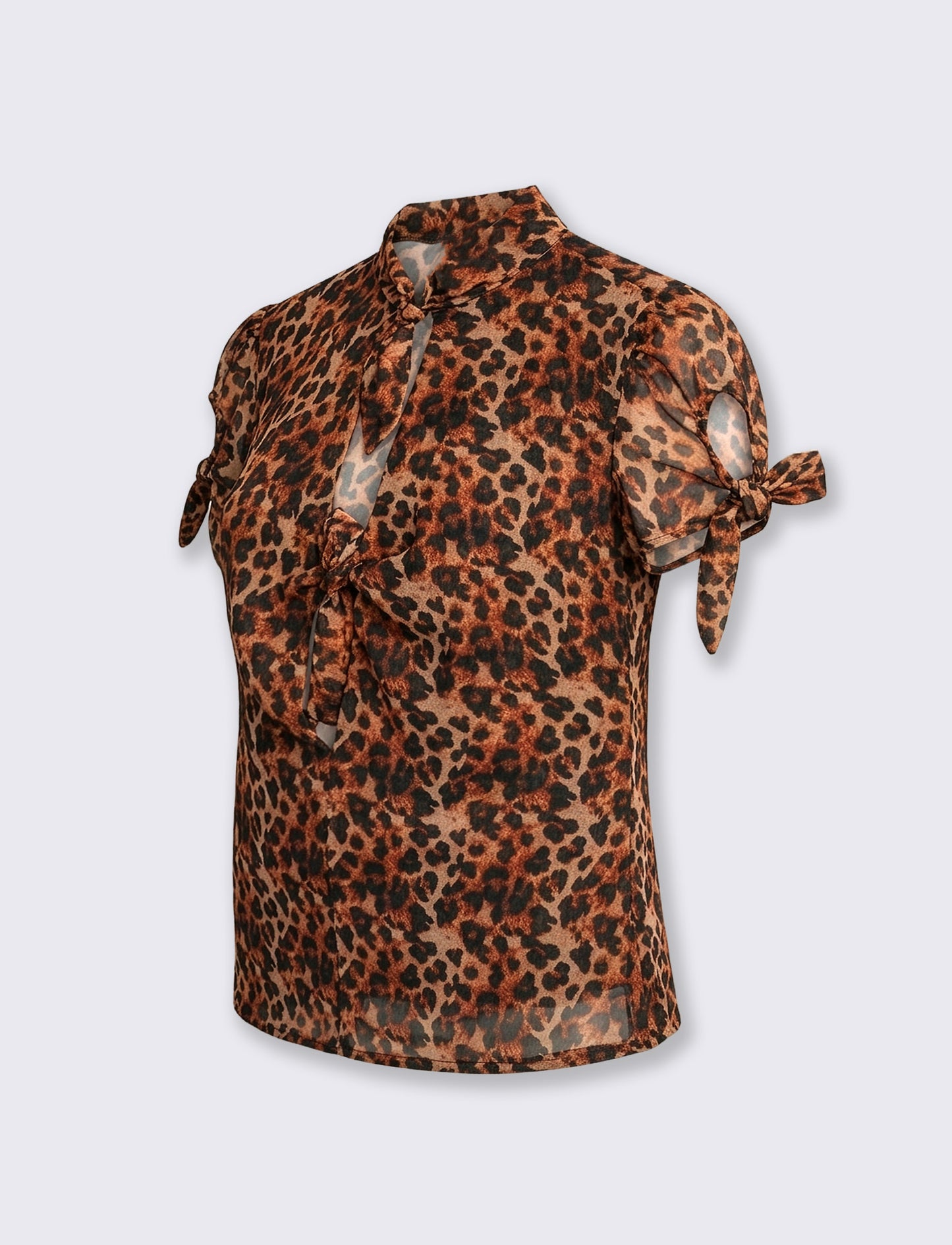 Casacca mezza manica animalier - Maculato