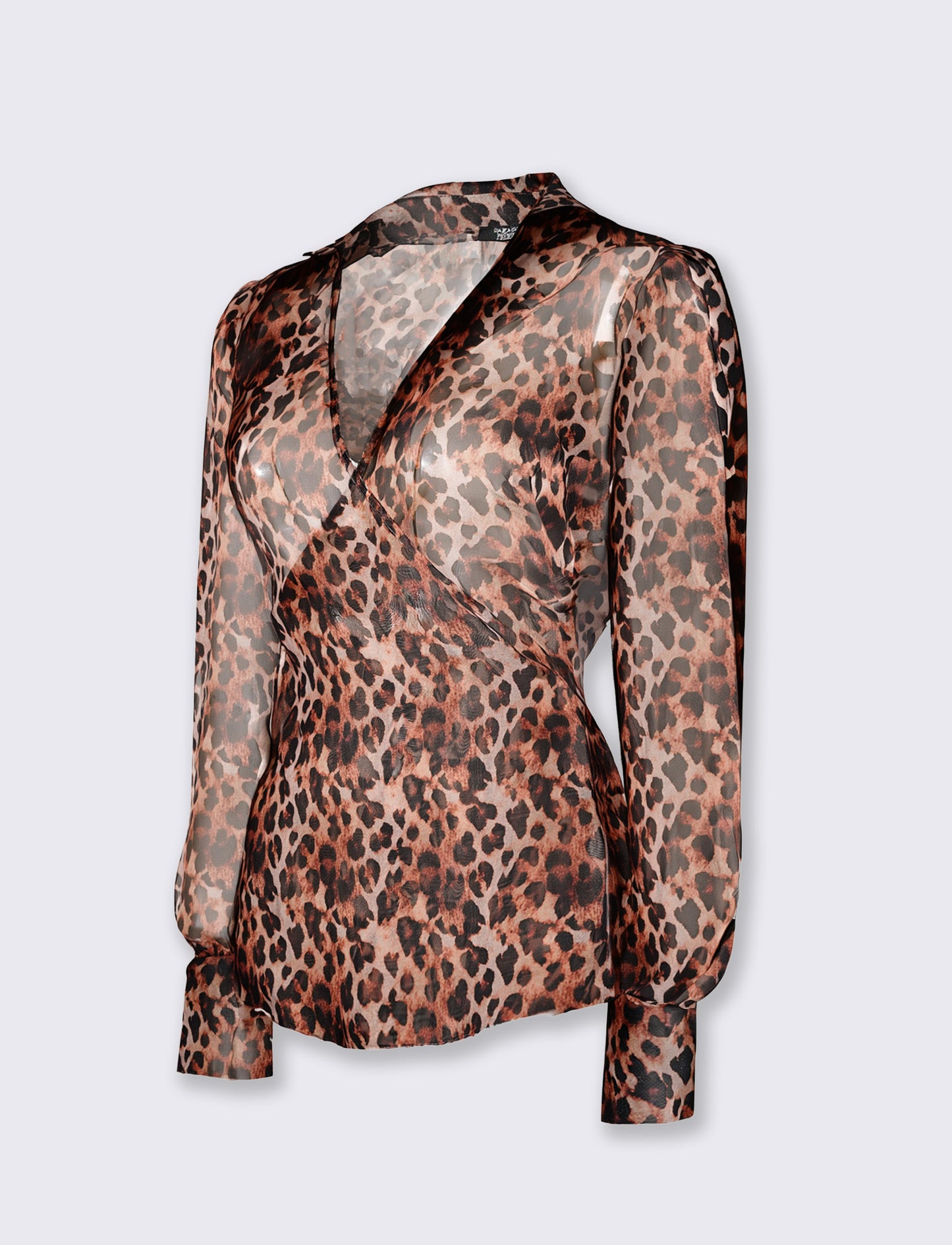 Casacca con scollo a V animalier - Maculato