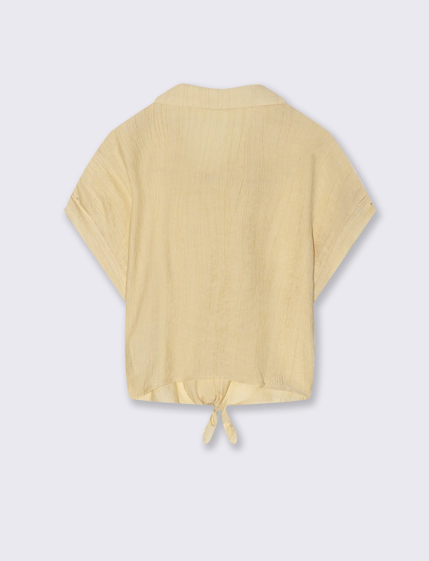 Camicia con nodo - Giallo