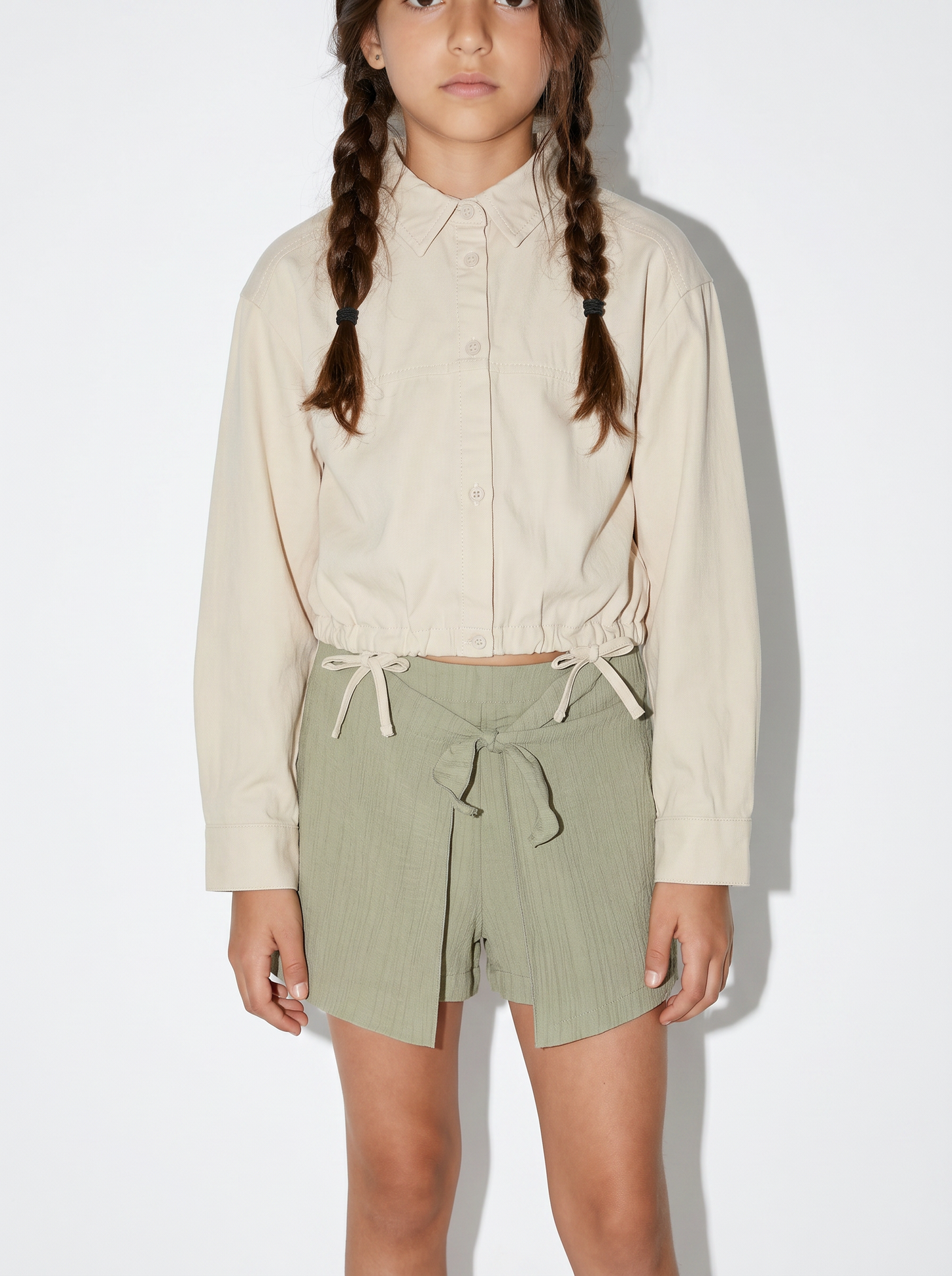 Short bambina - Verde