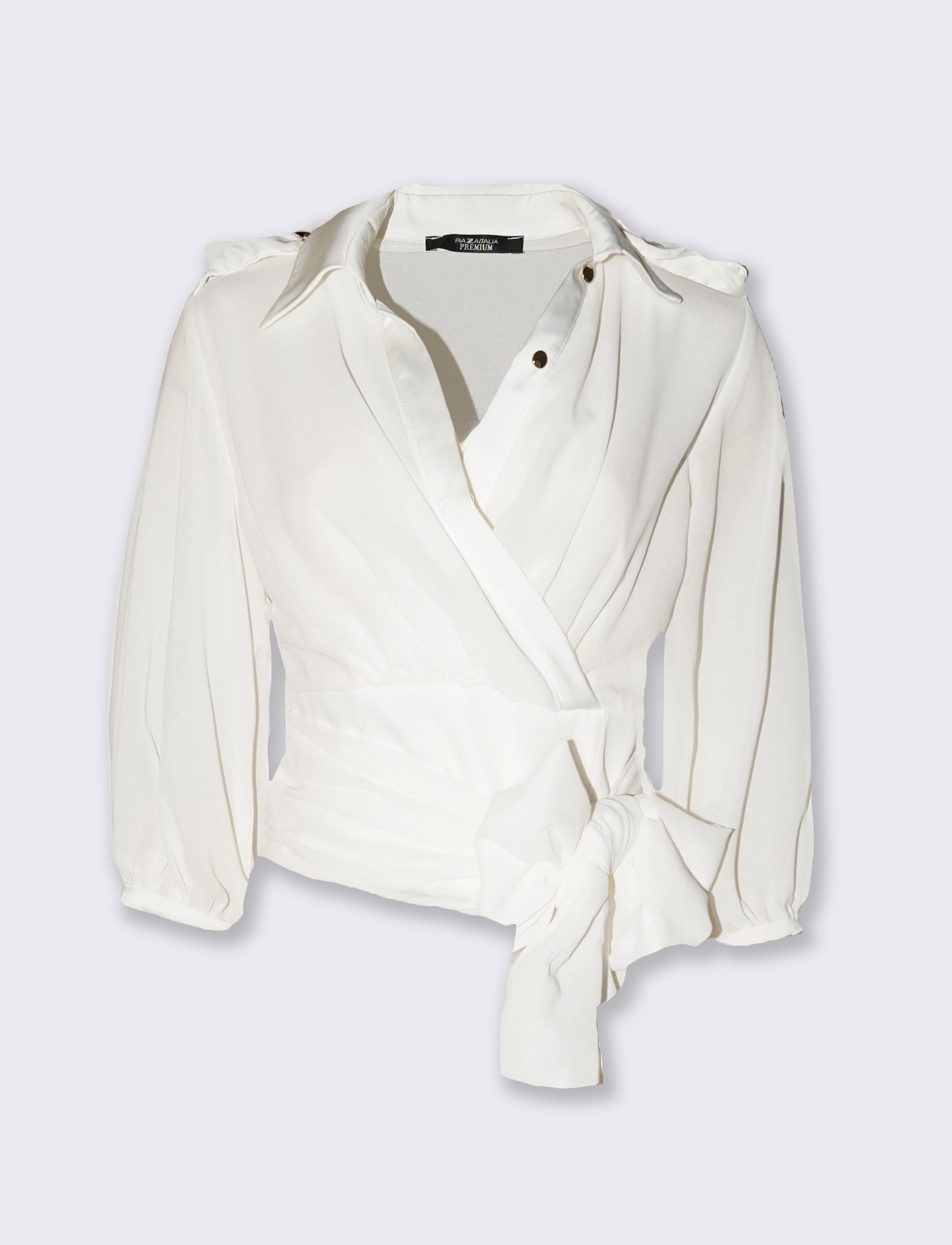 Casacca incrociata - Bianco