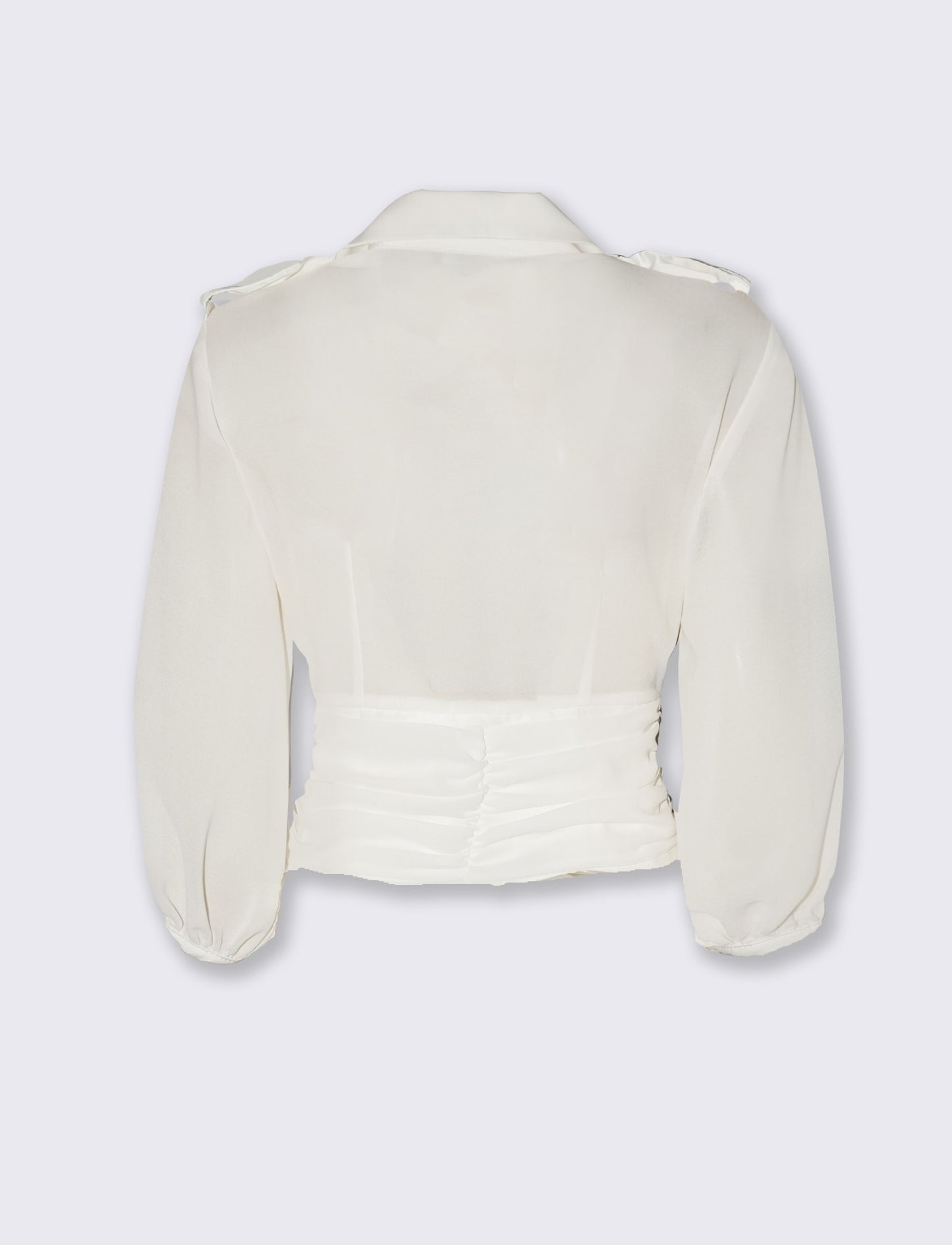 Casacca incrociata - Bianco