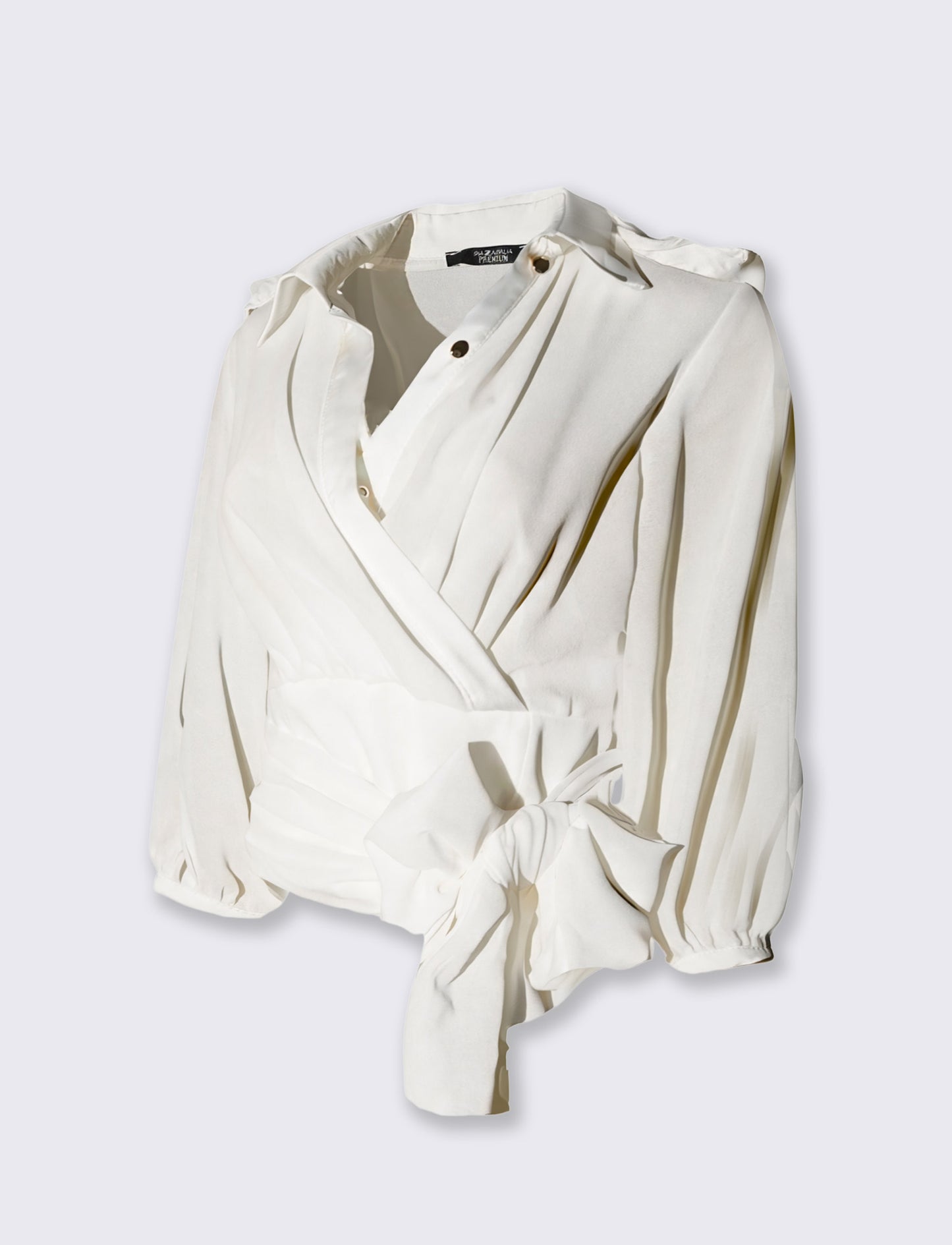Casacca incrociata - Bianco