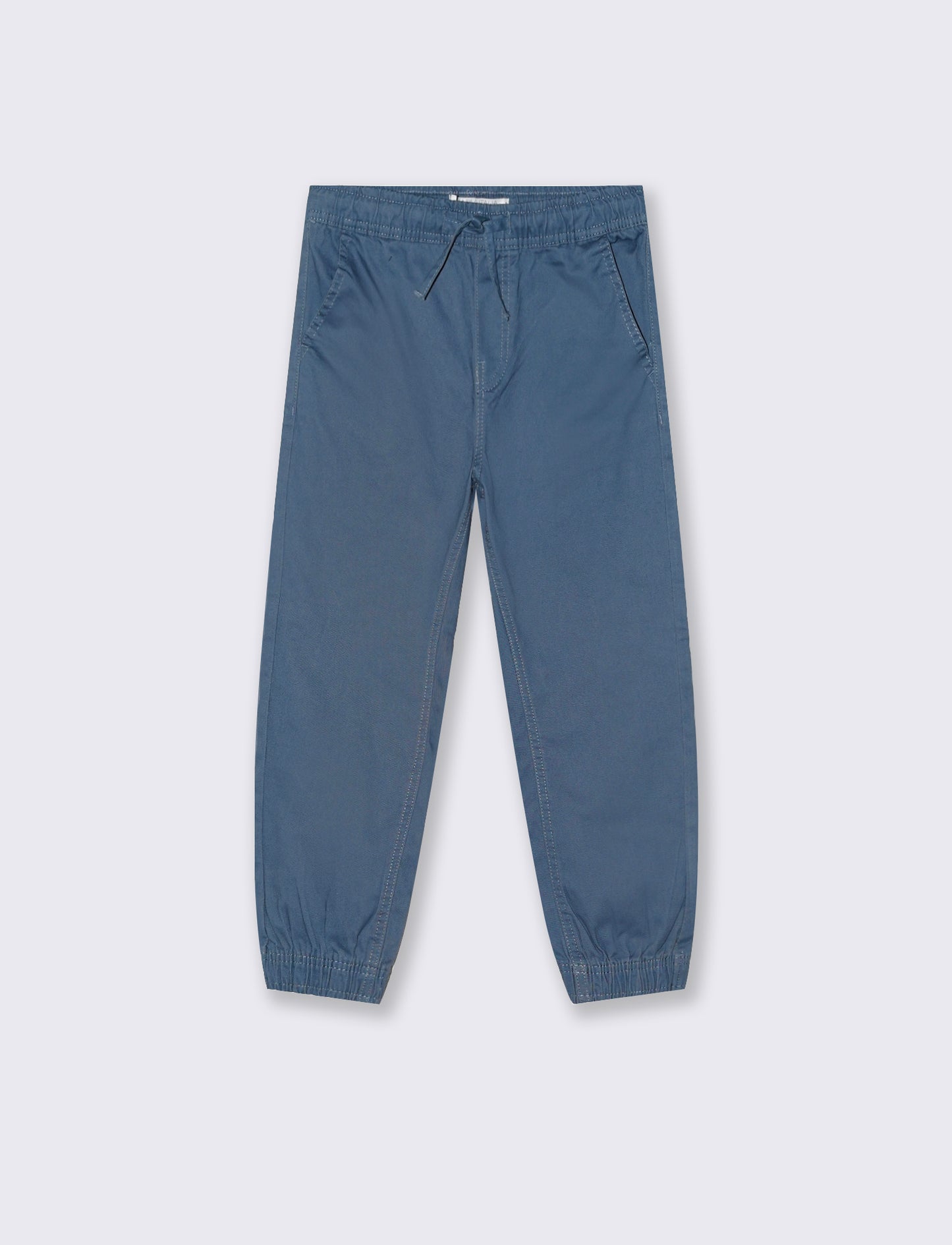 Jogger in twill. - Grigio