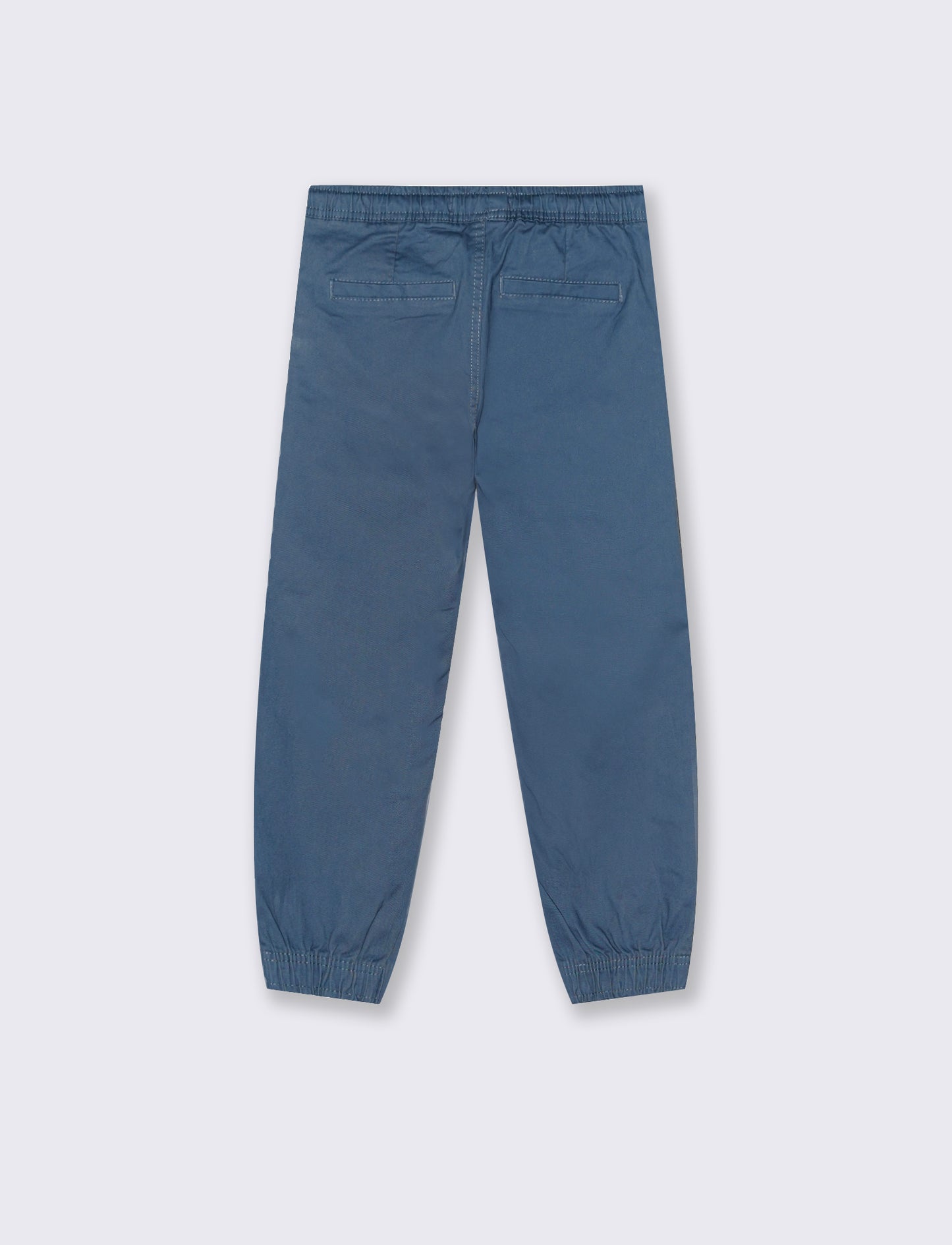 Jogger in twill. - Grigio