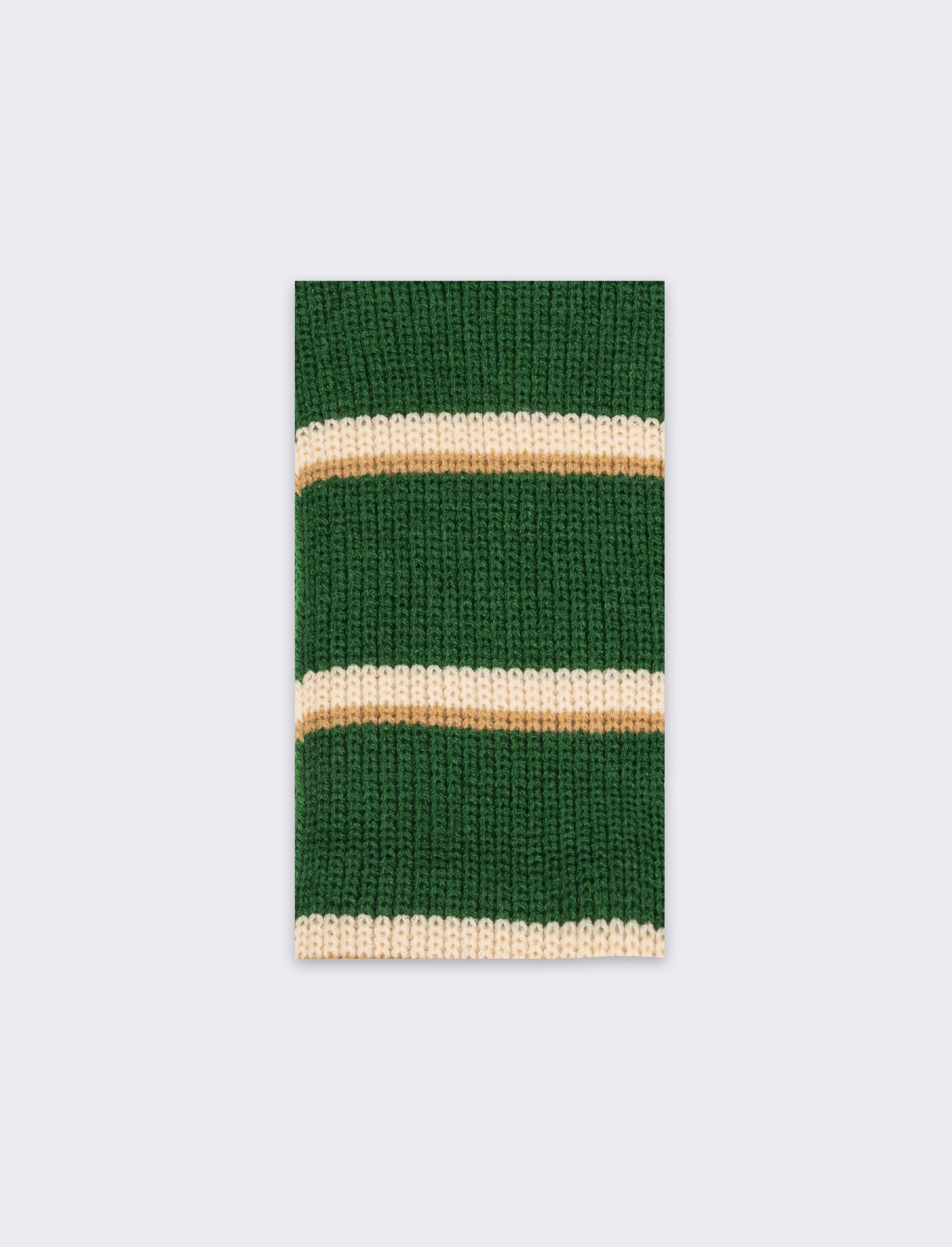 Sciarpa a righe in maglia bambino - Verde
