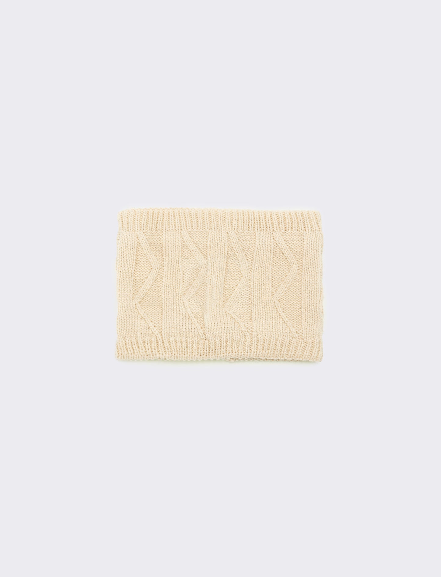 Sciarpa collo con borchiette - Bianco sporco