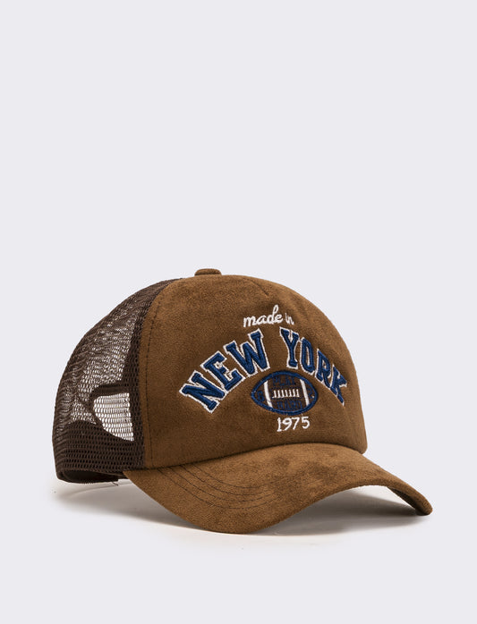 Cappello baseball con retina - Beige