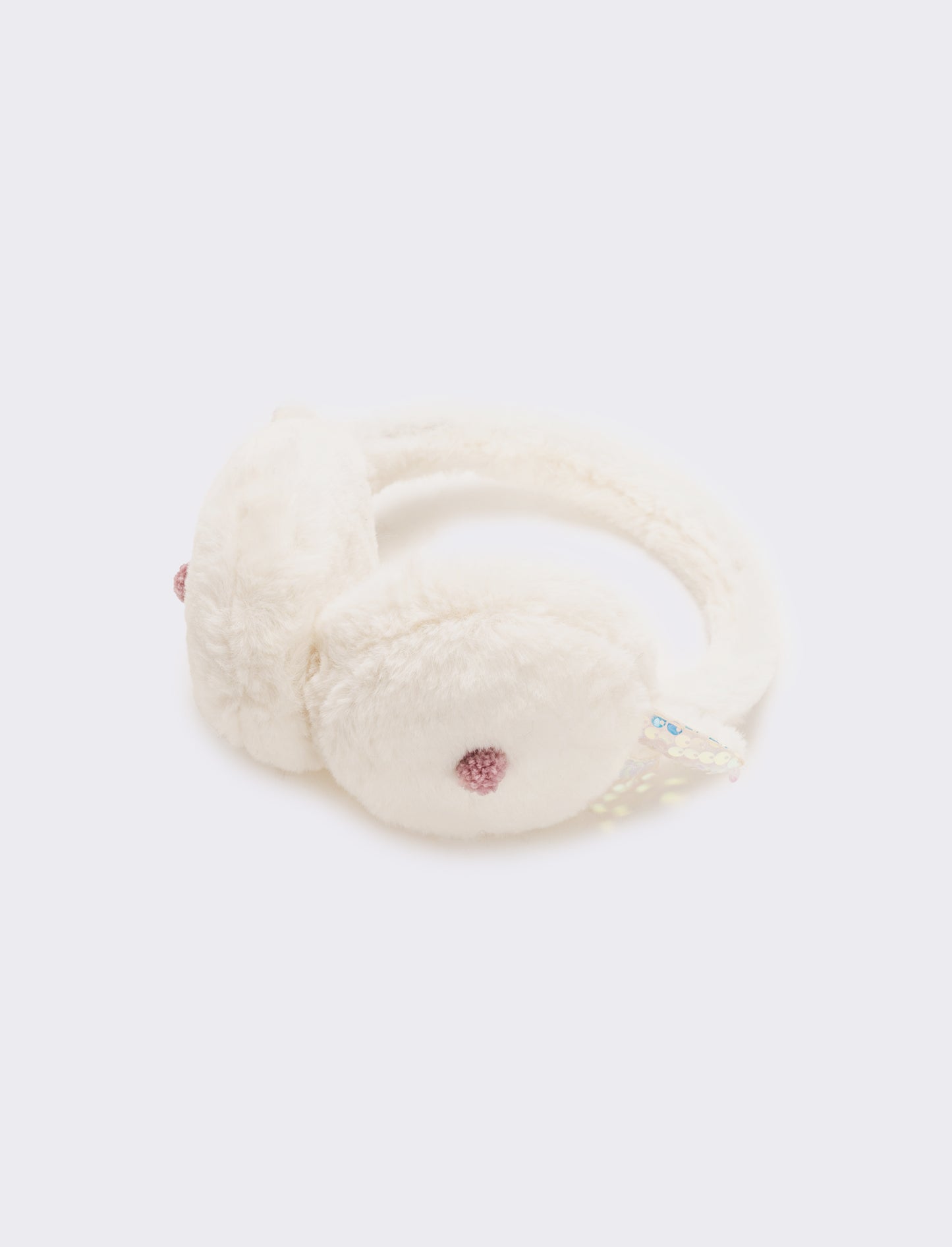 Copriorecchie coniglietta bambina - Bianco sporco