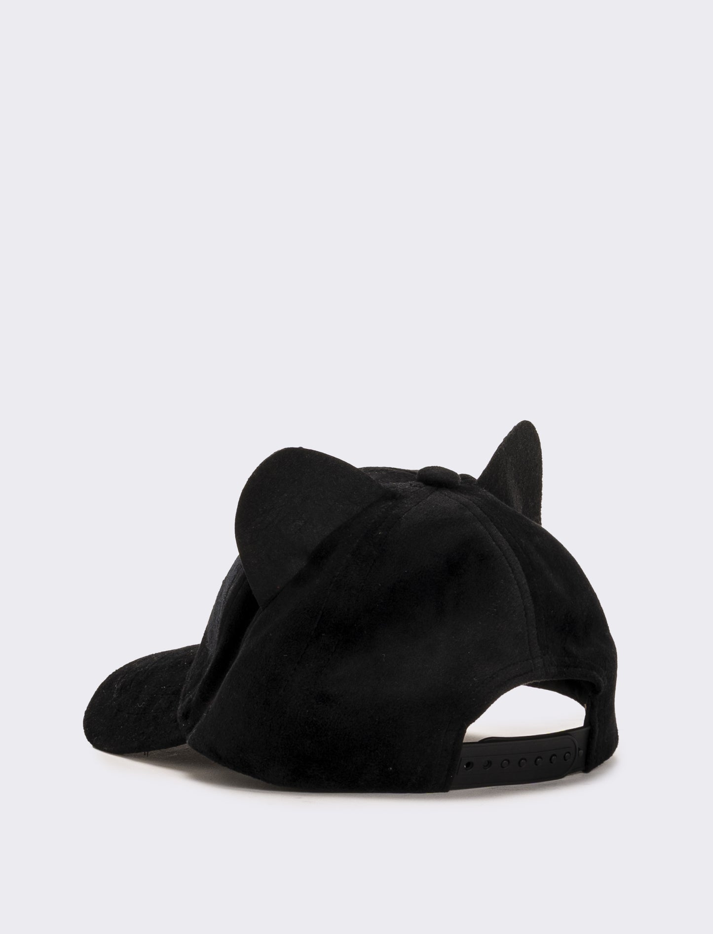 Cappello baseball gattina con strass - Nero