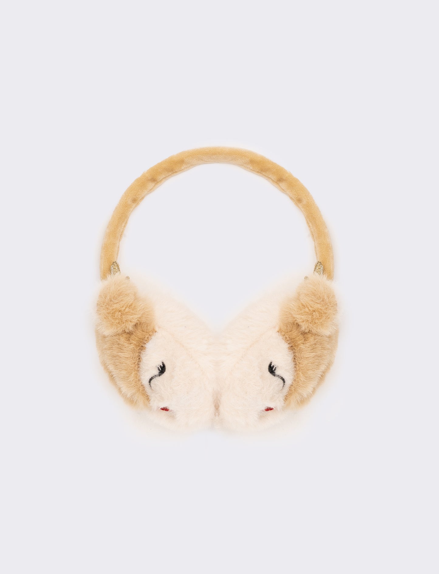 Copriorecchie bambina renna - Beige