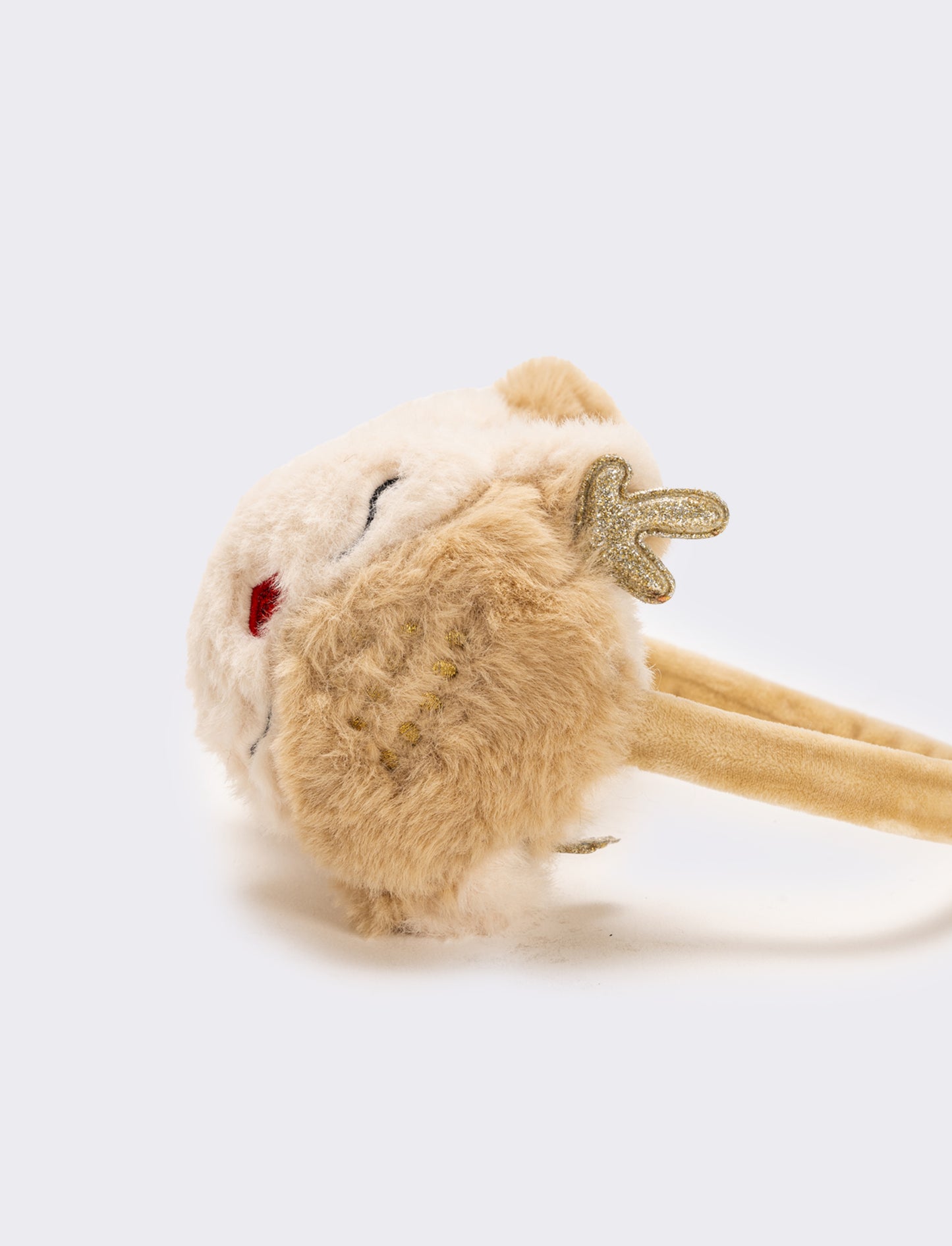 Copriorecchie bambina renna - Beige