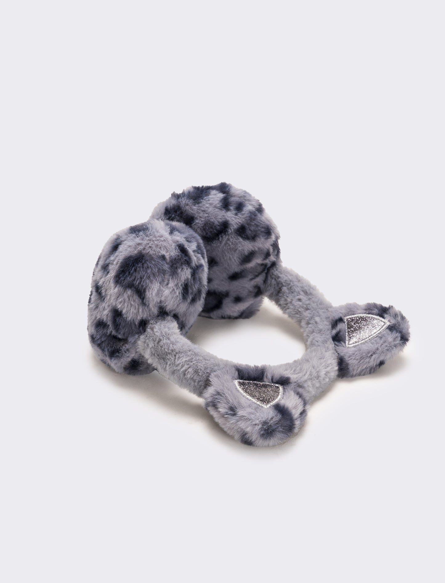 Copriorecchie leopardato con orecchie - Blu