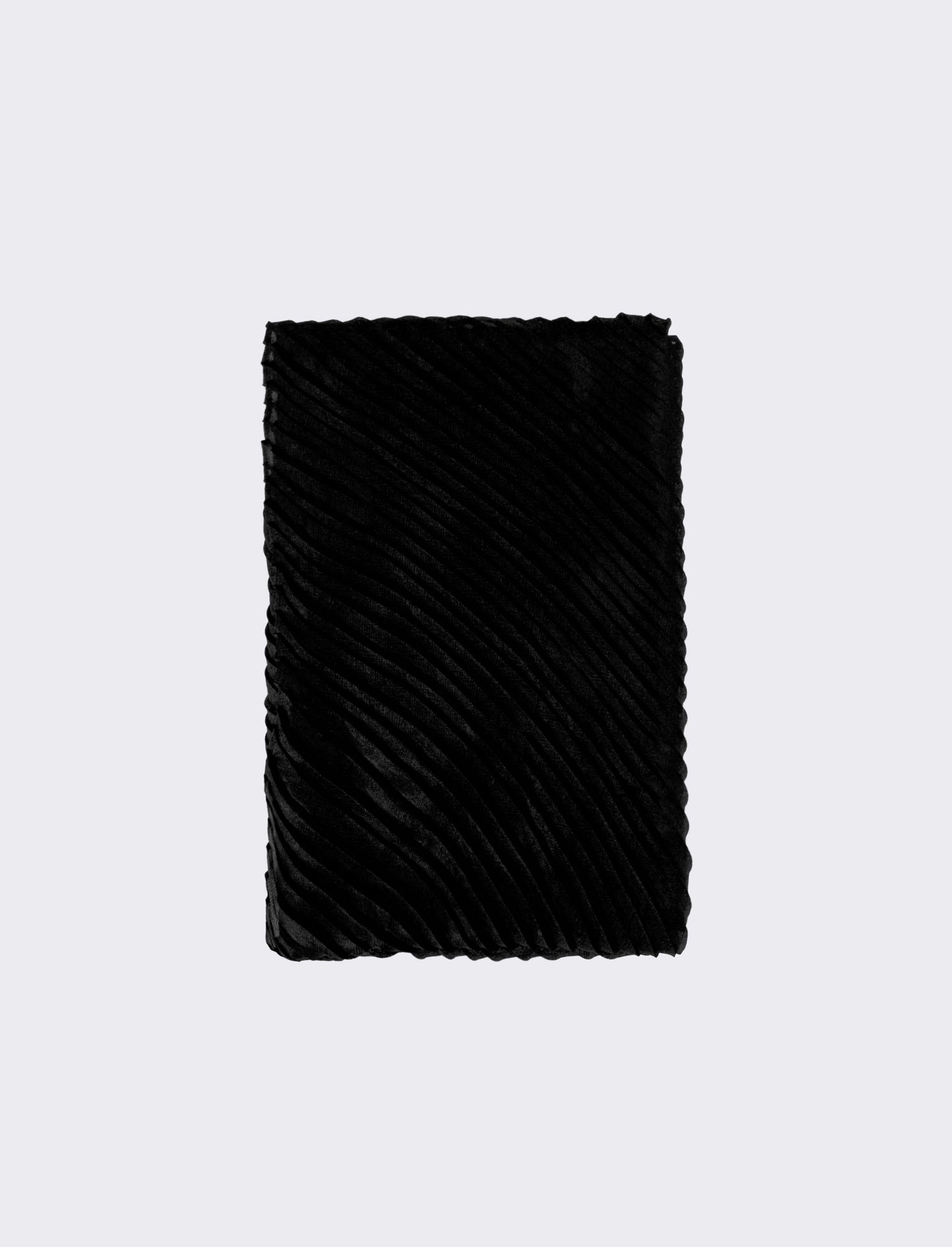 Foulard plissettato largo donna - Nero