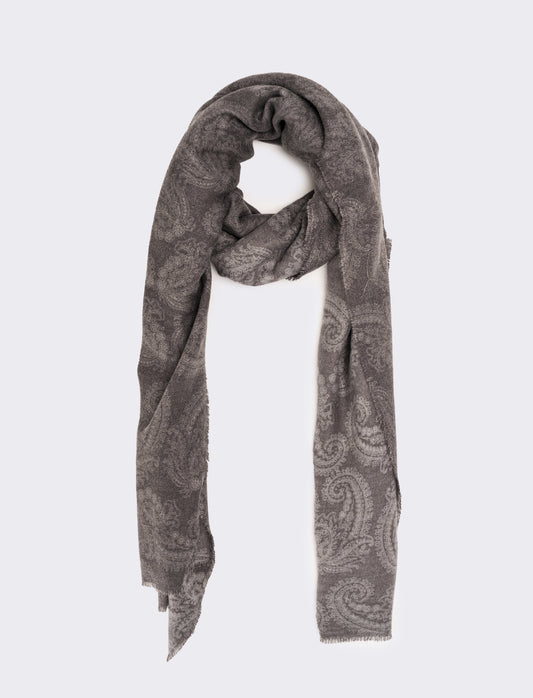 Foulard paisley donna - Nero