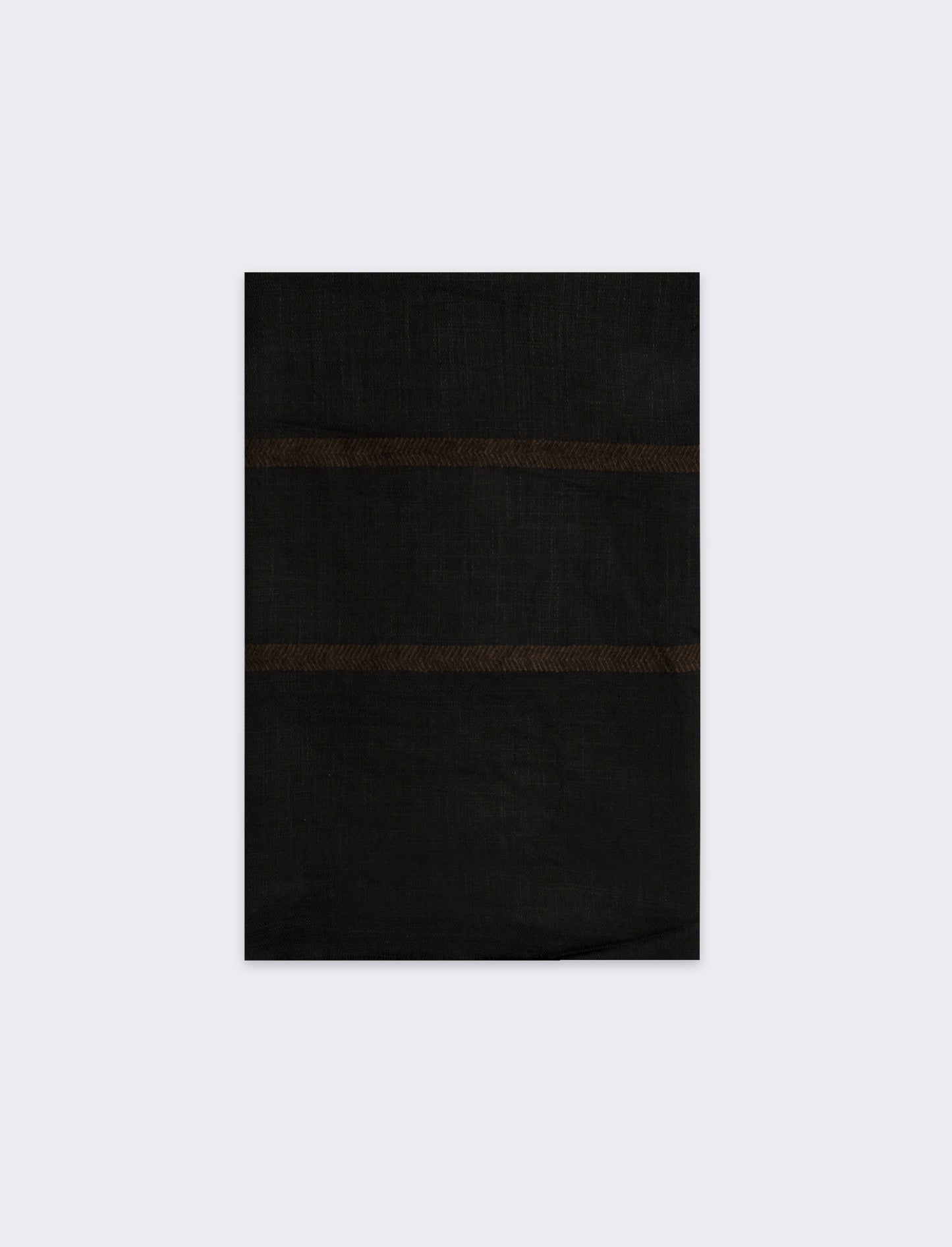 Foulard righe uomo - Nero