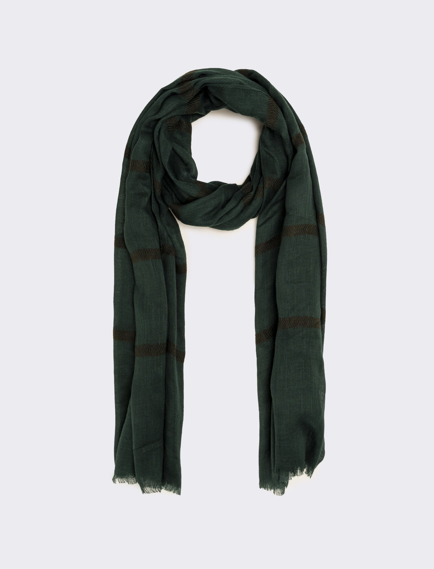 Foulard righe uomo - Verde