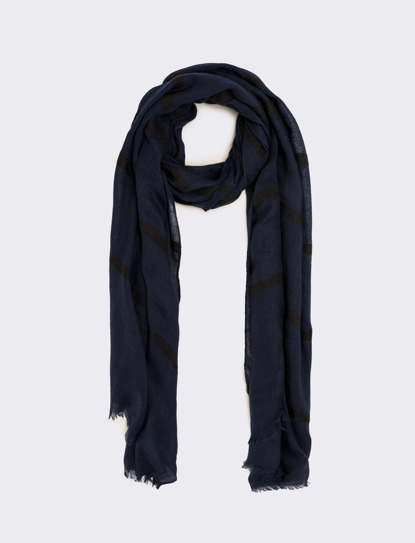 Foulard righe uomo - Denim