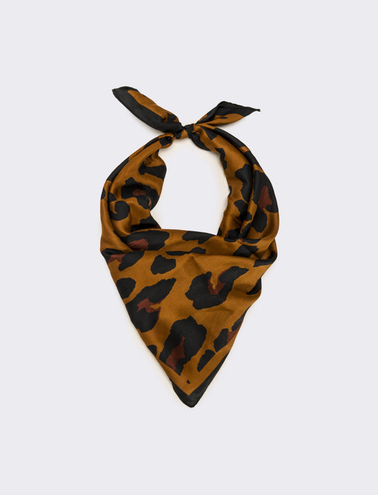 Foulard 70x70cm fantasie assortite - Leopardato