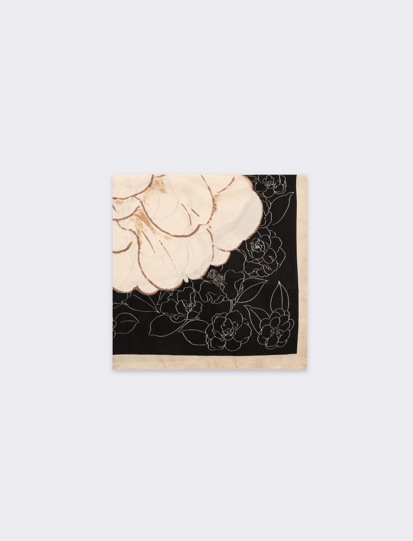 Foulard 70x70cm fantasie assortite - Bianco