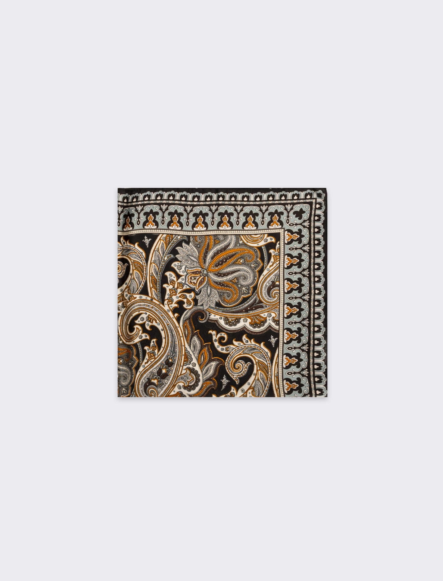 Foulard 70x70cm fantasie assortite - Nero