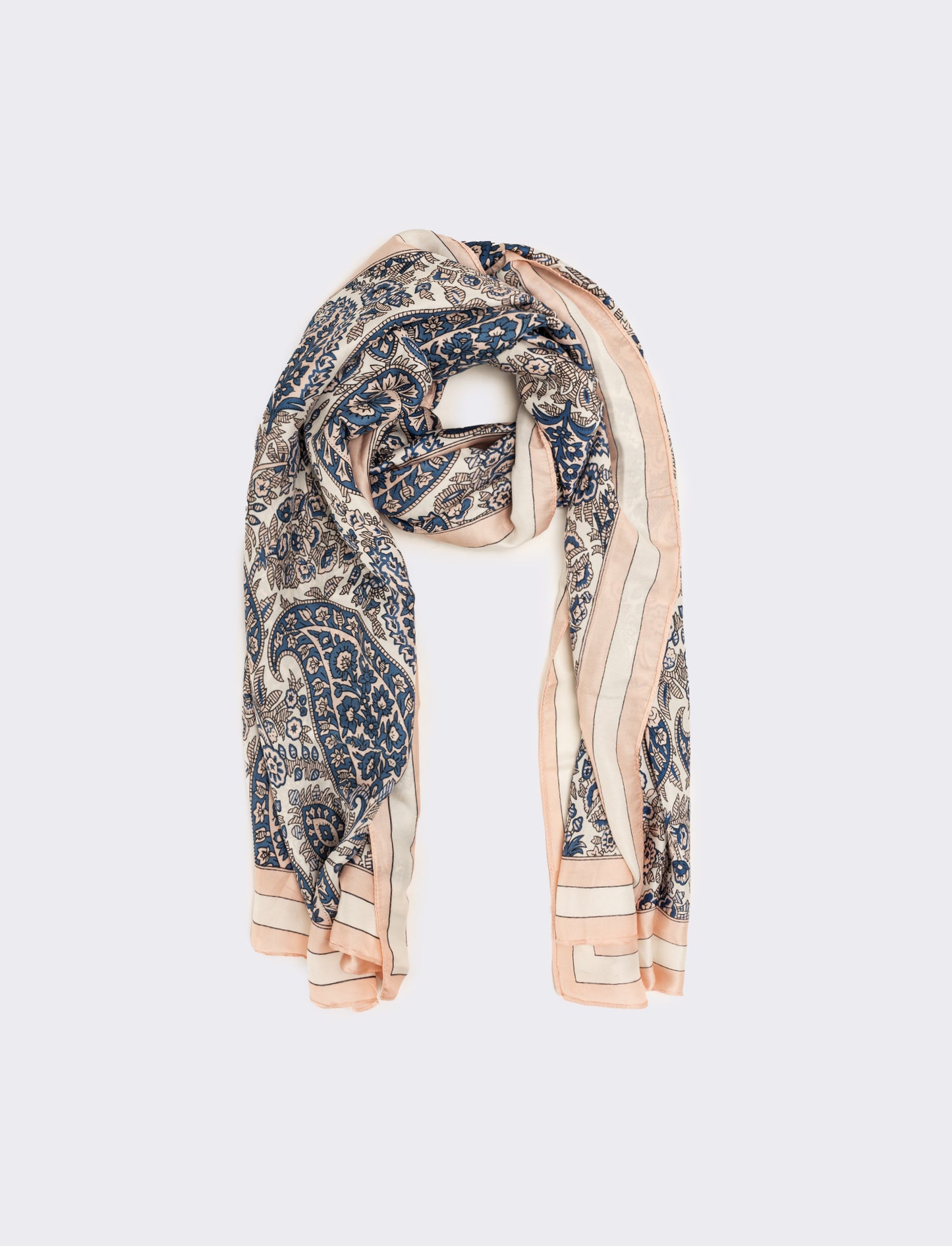 Foulard stampa paisley donna - Rosa