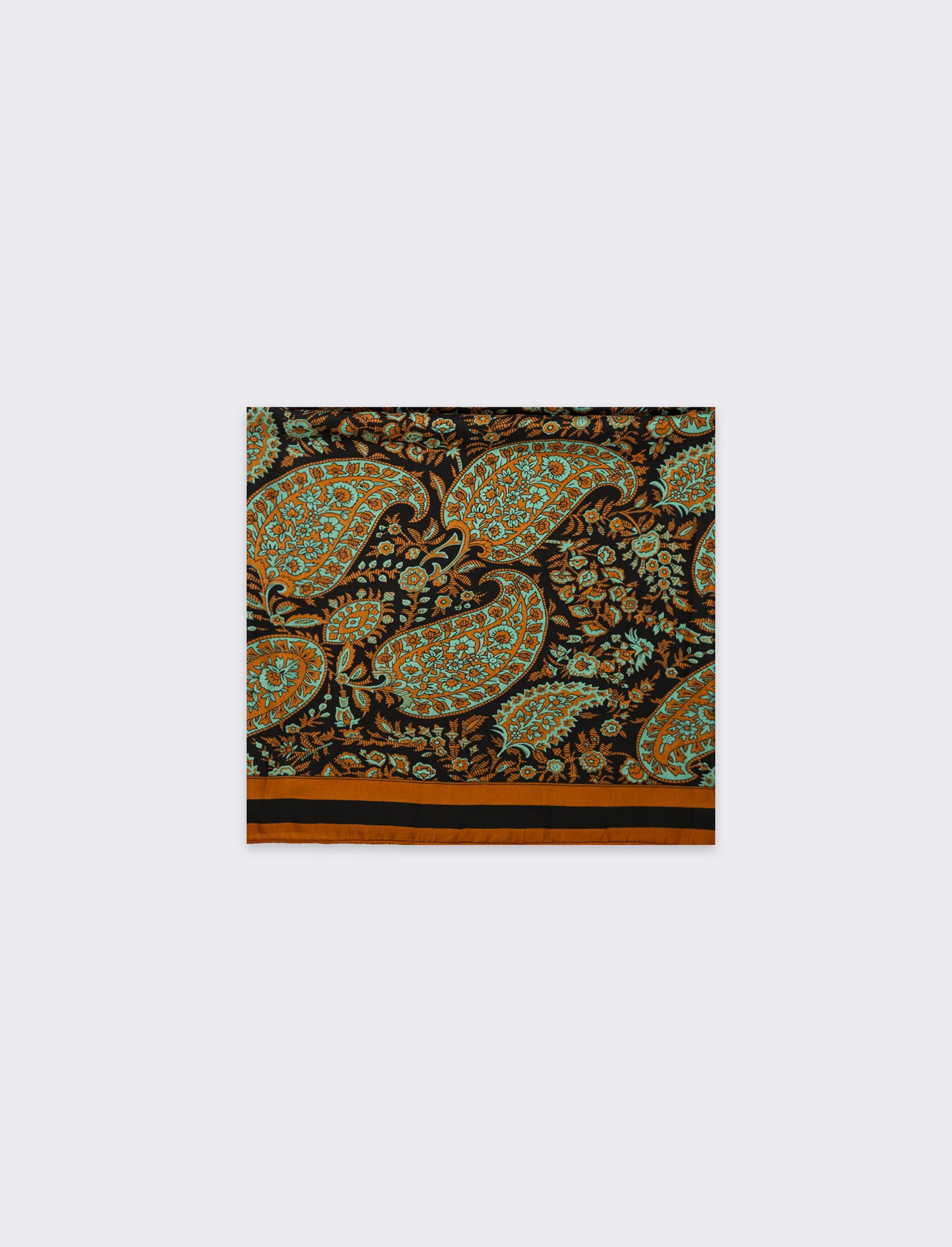 Foulard stampa paisley donna - Arancio