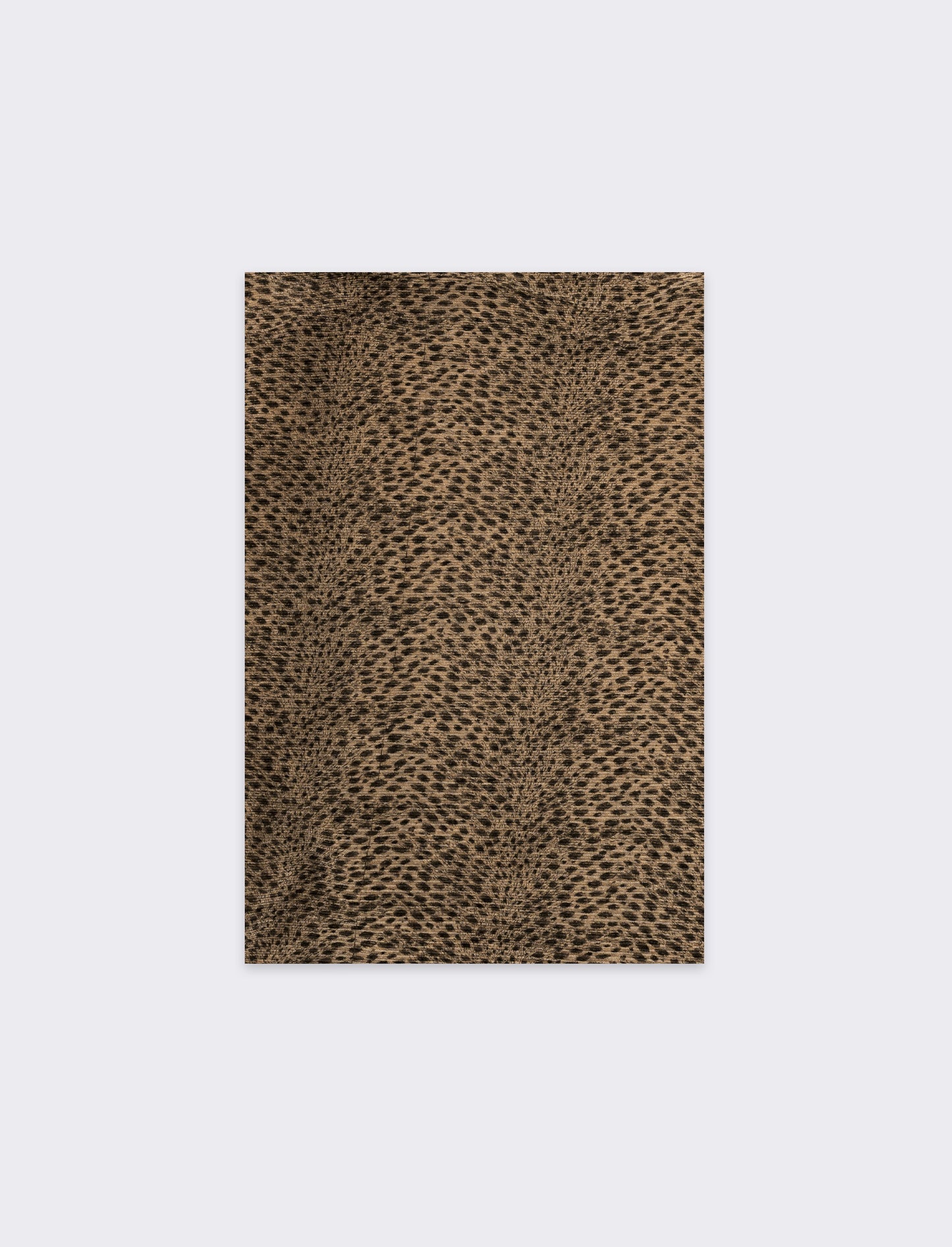 Foulard donna con rouche leopardato - Grigio