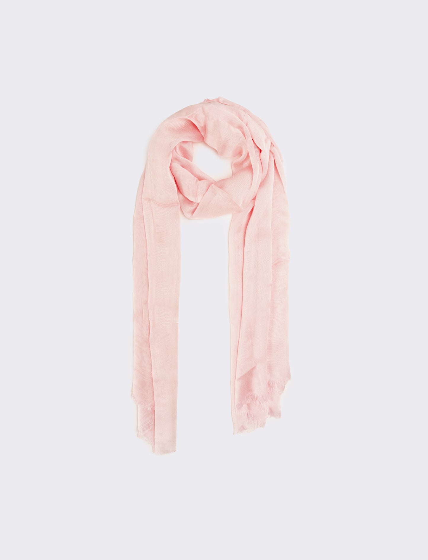 Foulard lucido unito donna - Rosa