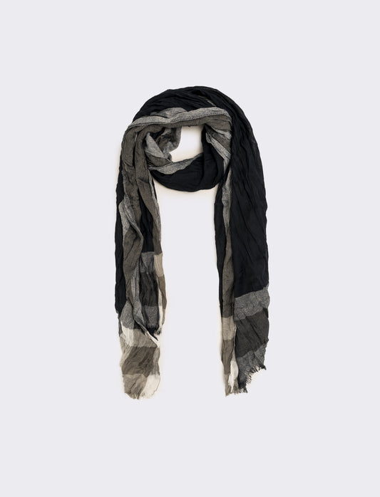 Foulard uomo a quadroni - Blu