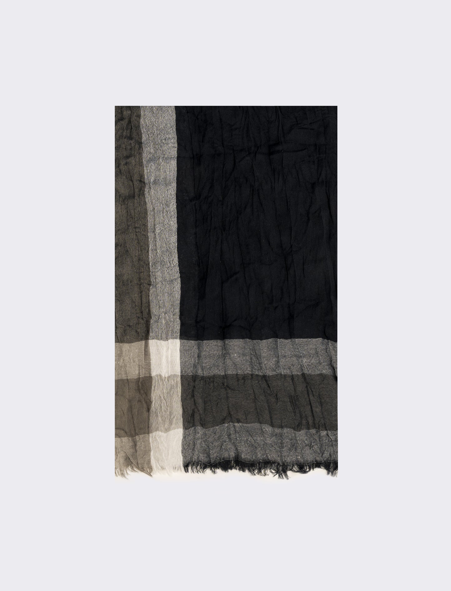 Foulard uomo a quadroni - Blu