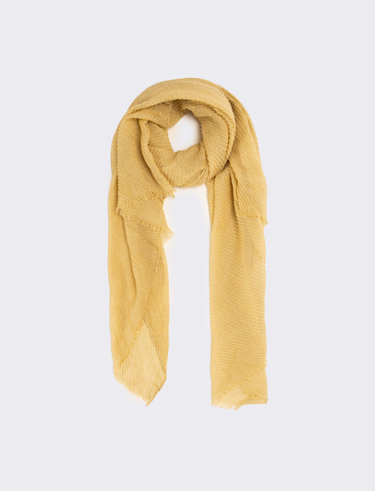 Foulard goffrato lurex - Oro