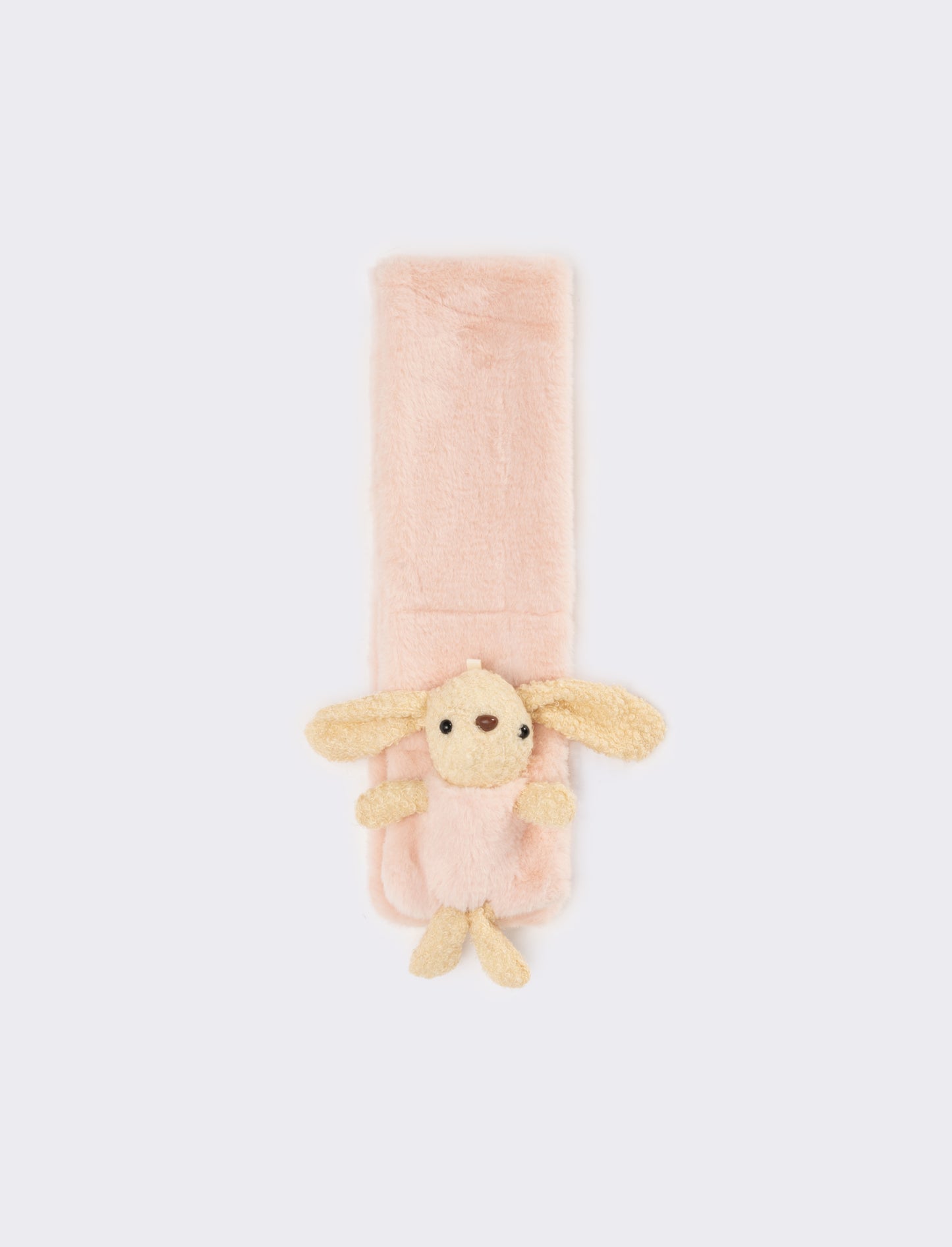 Sciarpa cravatta con coniglietto - Rosa