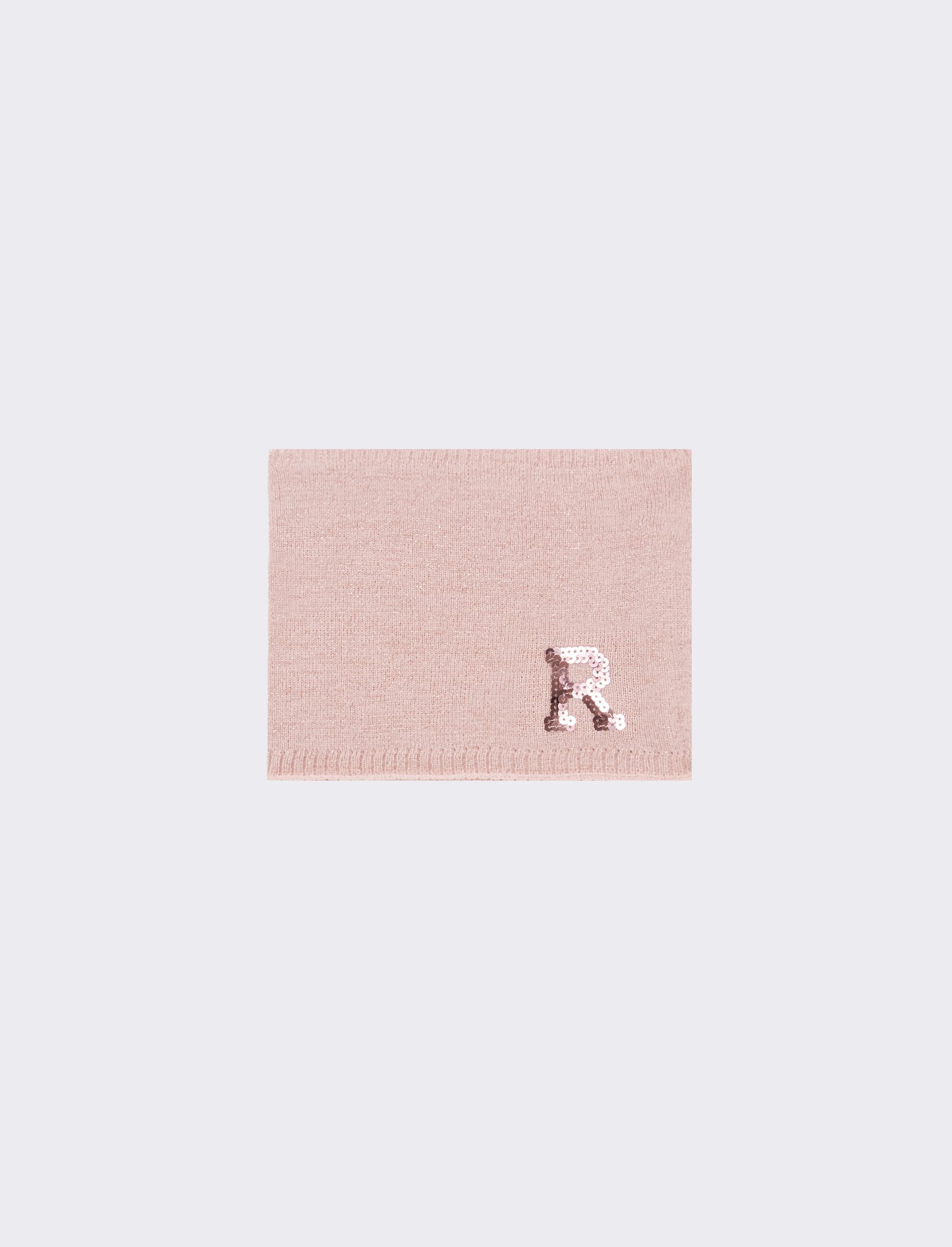 Collo bambina con lettera paillettes - Var 5