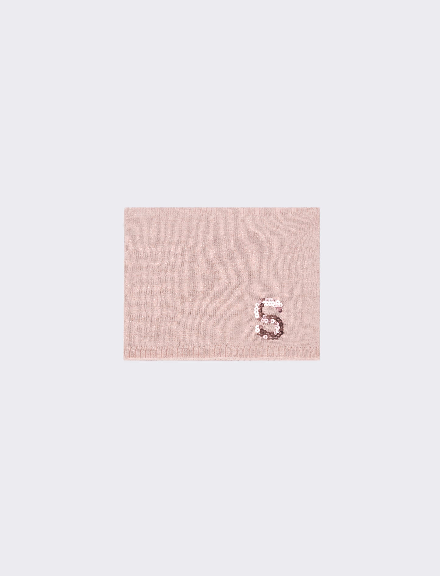 Collo bambina con lettera paillettes - Var 6