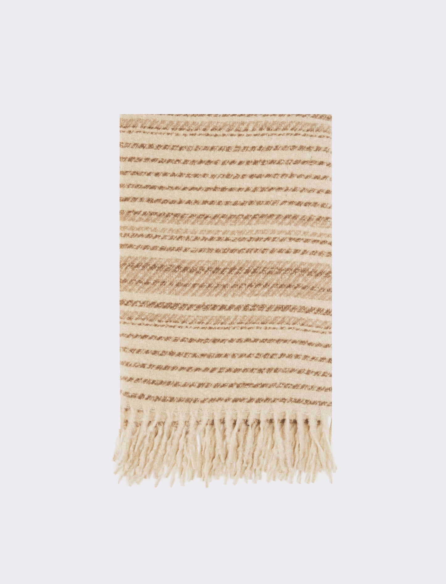 Sciarpa uomo righe multicolor - Beige